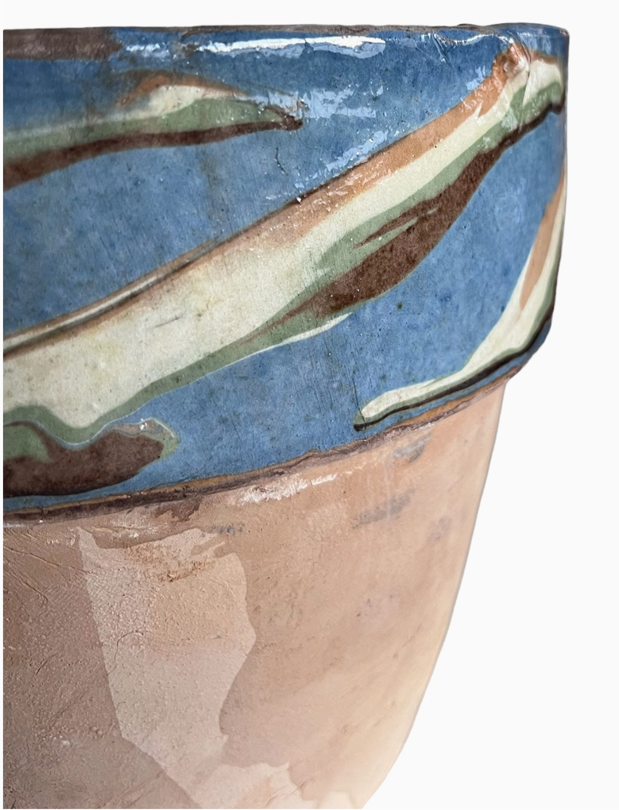 Marbelized Flowerpot