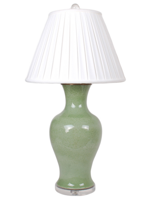 Mottled Green Lamp