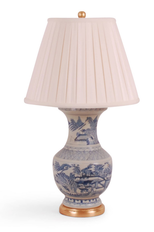 Blue and White Lamp