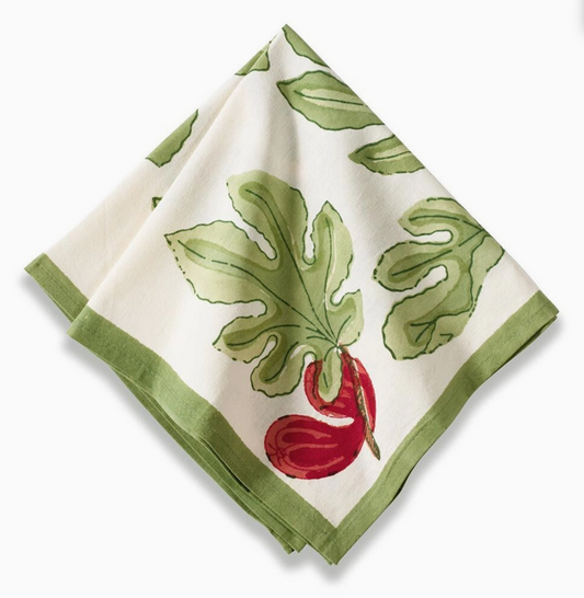 Fig Green Napkins (Set of 6)