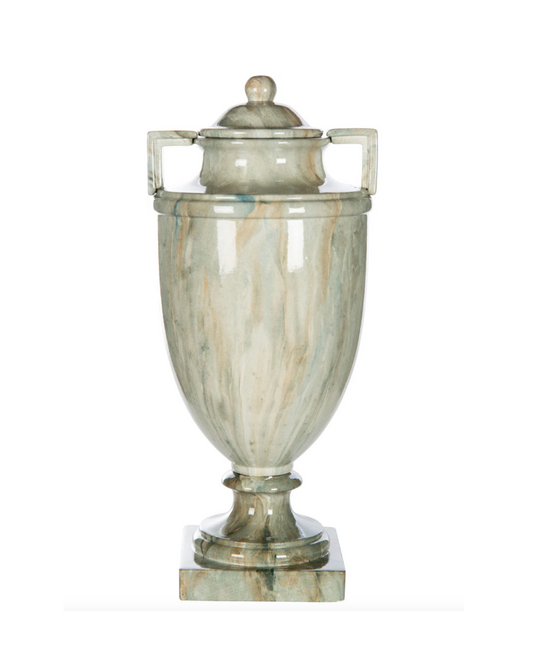 Green Marble Temple Jar