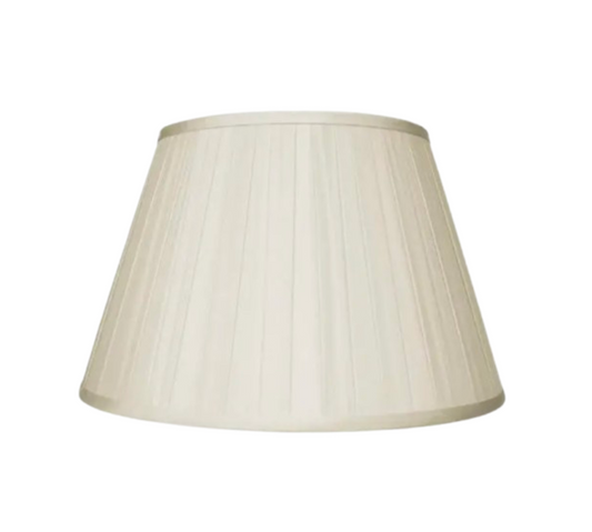 Box Pleated Silk Shade