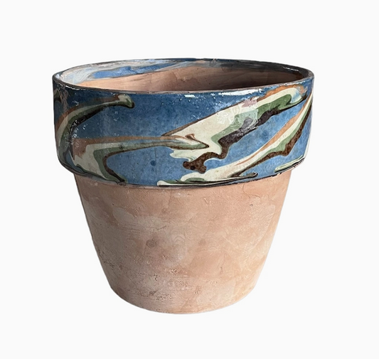 Marbelized Flowerpot